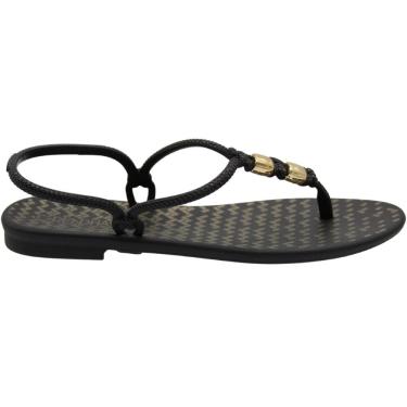 Imagem de Sandália Rasteira de Dedo Grendha Ternura Metalizada Feminina