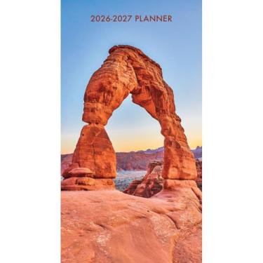Imagem de National Park Agenda de bolso mensal 2 anos 2026-27 8,9 cm x 16,5 cm