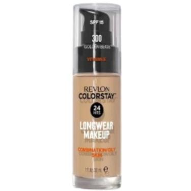 Imagem de Base Líquida Colorstay Pump Pele Oleosa Golden Beige nº 300 30ml' - Re