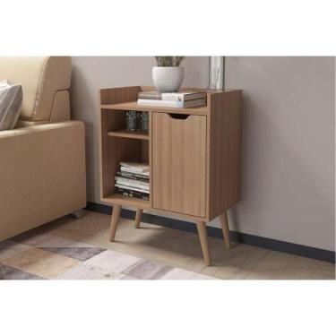 Imagem de Aparador de Sala Jantar AP2310 1 Porta Amêndoa - Tecno Mobili