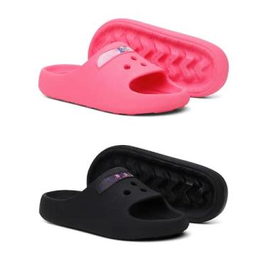 Imagem de Kit 2 Chinelo Slide Papete Infantil Kids Confortavel Personagem Desenh