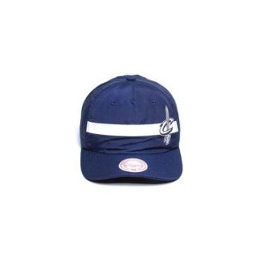 Imagem de Boné Mitchell & Ness Aba Curva Snapback Nba Cleveland Cavaliers Masculino-Masculino