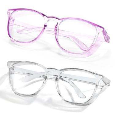 Imagem de Óculos de segurança LASMEX Stylish Antiembaçante Women Clear