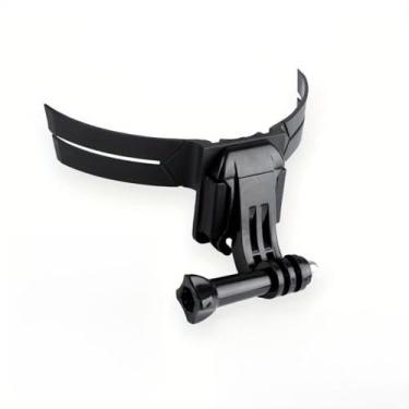 Imagem de Suporte de queixo para capacete de motocicleta, suporte removível de rosto inteiro, suprimentos de ciclismo ao ar livre, reposição para GoPro