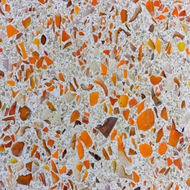 Imagem de Quadro Decorativo com Estampa Pattern Cullet e Textura de Cimento - Arte Contemporânea para Parede 40x40cm