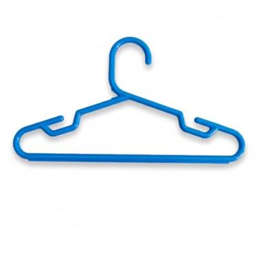 Imagem de Cabide infantil Azul Criança e Bebê kit com 30 Unidades