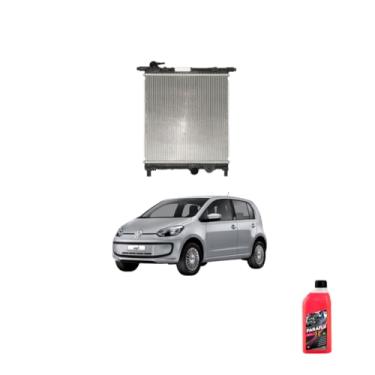 Imagem de Kit Radiador VW UP 17> + Aditivo Radiador Paraflu 01 Litro Rosa