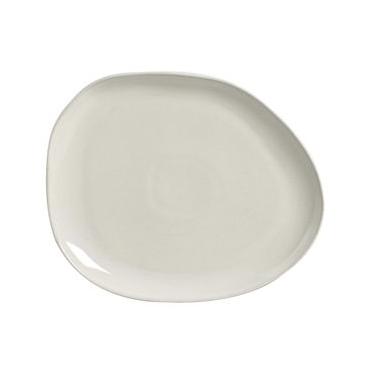 Imagem de Conjunto com 6 Pratos Raso Oval Orgânico Glam 31x24x2,5cm