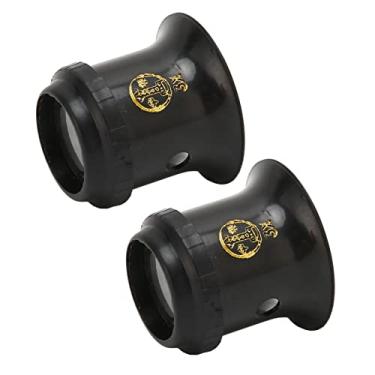 Imagem de ZJchao Lupa de 2 Unidades, Lupa 3X para Avaliação de Joias de Reparo de Relógios, Com Material Plástico de Alta Transparência, Portátil para Fotógrafo Joalheiro Colecionador de Selos