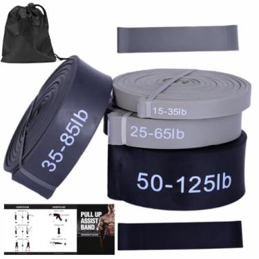 Imagem de Conjunto de Bandas Latex para Exercícios Físicos com Sacola Armazenamento Yoga Pilates Treinamento Condicionamento Físico Academia Casa e Viagem