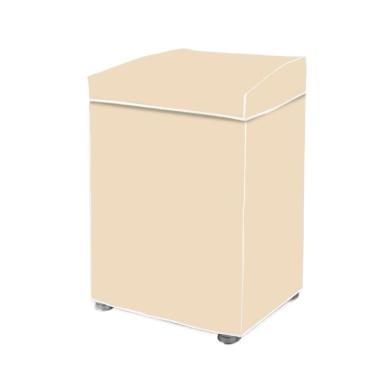 Imagem de Capa Maquina Lavar Com e Sem Zíper TAMANHO M, G PROTEÇÃO CONTRA CHUVA E SOL E AGUA(M,Bege PVC s/zíper)