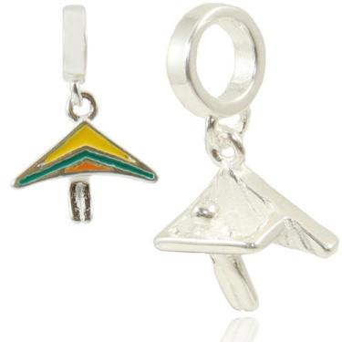 Imagem de Berloque Charms Asa Delta Prata Legitima 925 - Lojas La&Ny Pratas, Cin
