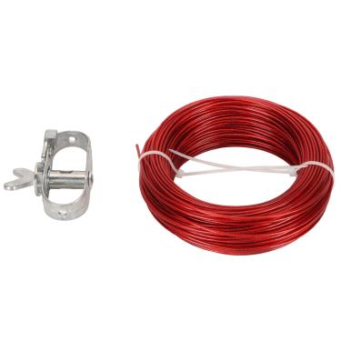 Imagem de Tampa da piscina kit de guincho de cabo de piscina fortaleza pesada à prova de ferrugem de alumínio Tampa da piscina de inverno com manivela de manivela de mão para borboleta para