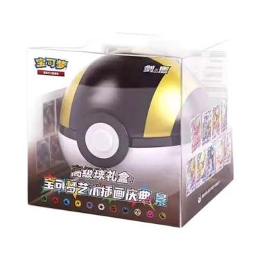 Imagem de Caixa De Presente Com Cartas De Master Balls Pokémon Pacote Em Chinês 
