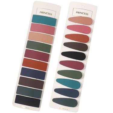 Imagem de B.PHNE 20 peças de grampos de cabelo para mulheres, presilhas de cabelo fosco para meninas, acessórios de cabelo de cor sólida para cabelos cacheados finos e grossos (SnapClip20B)