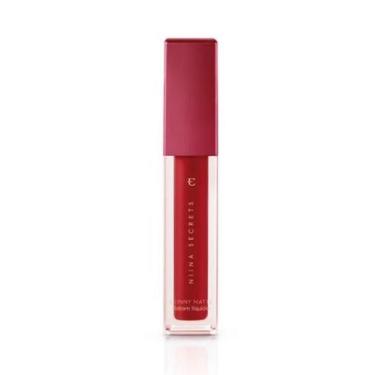 Imagem de Batom Líquido Vermelho Hibisco Niina Secrets Skinny Matte - Eudora
