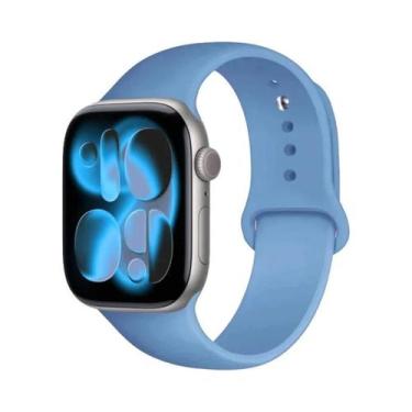 Imagem de Pulseira De Silicone Esportiva De 46mm, 42mm, 45mm, 44mm, 40mm Para Ap