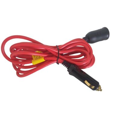 Imagem de Extensão Plug Acendedor Cigarros Isqueiro 12v 24v 3,6 Metros