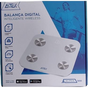 Imagem de Balança Digital Inteligente Bioimpedância Wireless Alpha