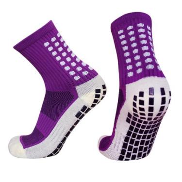 Imagem de Meia Antiderrapante Futebol Esportivo Profissional Meião Tipo Trusox P