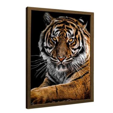 Imagem de Quadro Motivacional a Face do Tigre - TACOLADO PAPEL DE PAREDE, 30 x 4