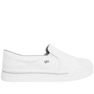 Imagem de Slip On Via Marte Detalhe Perfuros Branco-Feminino