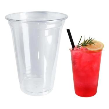 Imagem de Copo Descartável Pp 400 440ml Chopp Pp Liso Resistente 100 U - Congrat