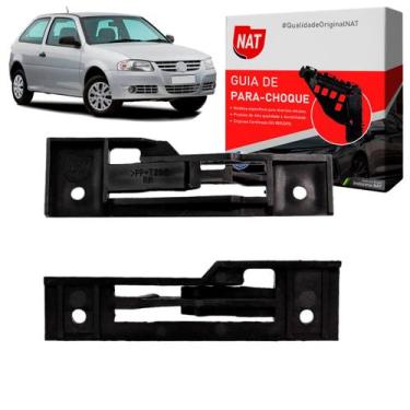 Imagem de Suporte Guia Parachoque  Gol G4 2006 Até 2014 Traseiro - Nat, Lado Dir