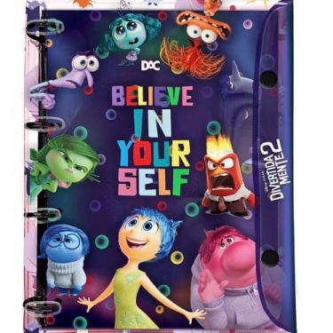 Imagem de Fichário Universitário Divertidamente Disney Pvc Cristal Dac