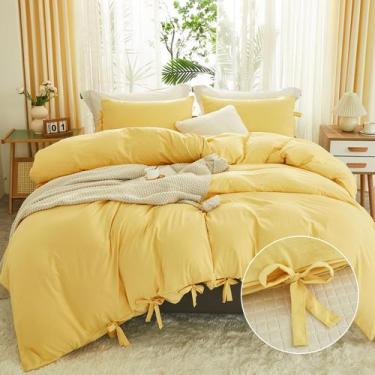Imagem de Conjunto de capa de edredom annadaif King 264x229 cm Microfiber Soft
