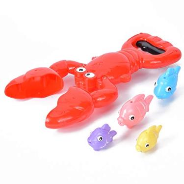 Imagem de Brinquedo de captura de peixe, brinquedos de banheira não tóxicos e seguros, material de qualidade de coordenação manual para meninos (clipe de lagosta)