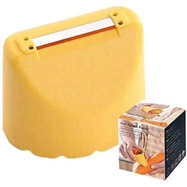 Imagem de Descascador de vegetais portátil à prova de respingos, descascador de frutas, dispositivo de cozinha criativo e prático para descascar maçãs, pepino, espargos, abobrinha, batatas, berinjela (1 pacote-amarelo)