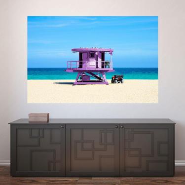 Imagem de Painel Adesivo de Parede - Praia - Miami - 1084pnp