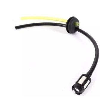 Imagem de Kit Mangueira Filtro Tampão Do Tanque Gasolina P/ Roçadeira