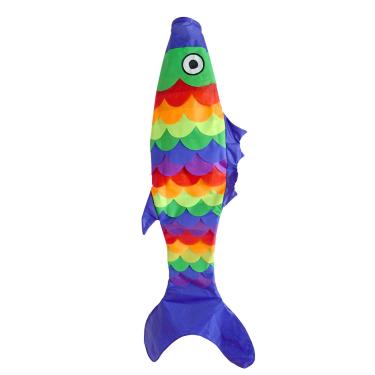 Imagem de Briarwood Lane Peixe de Vento Arco-íris 140 cm Multicolorido em Poliéster com Design Original