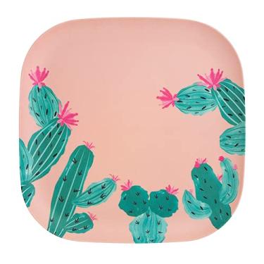 Imagem de Conjunto com 06 Pratos Summer Cactus 26X26 CM