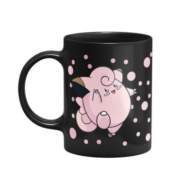 Imagem de Caneca Pokémon - Clefairy Preta
