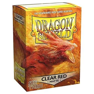 Imagem de Sleeves: Dragon Shield Matte: Clear Red (100)