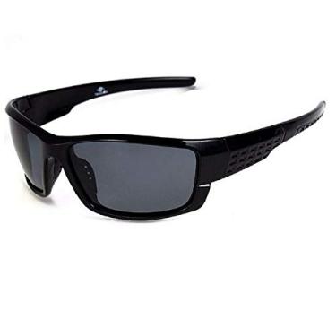 Imagem de Óculos Escuros Polarizado Masculino Esportivo Preto Com Proteção UV