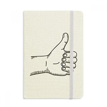 Imagem de Louise Gesture Line Desenho Padrão Caderno Oficial Tecido Rígido Diário Clássico