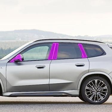 Imagem de LAVIYE Filme protetor de pintura PPF exterior do carro Anti-risco da tira do pilar da janela TPU filme transparente, para BMW u10 u11 x1 x2 iX1 2023