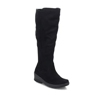 Imagem de BZees Botas femininas de cano alto Brandy, Preto, 6.5