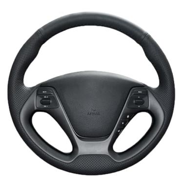Imagem de Capa de volante, para Kia K3 2013-2018, personalize couro costurado à mão DIY