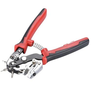 Imagem de NATEFEMIN Alicate Manual Resistente de Couro para Perfuração, Furador de Tamanho 6