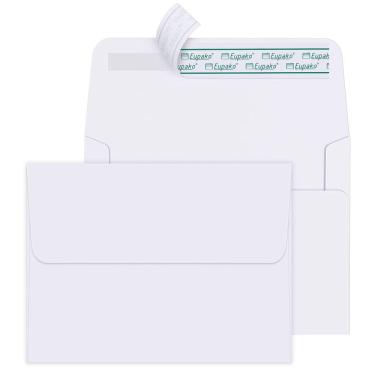 Imagem de Envelope Eupako A2 com 250 unidades de papel branco Self Seal 11x14cm