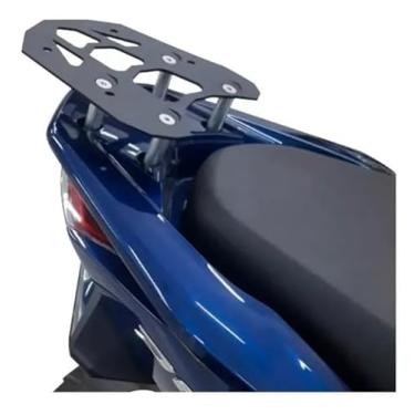 Imagem de Evolution Racing, Bagageiro Chapa Suporte Bau Bauleto Pcx 150/160 2013 a 2023 Cor:Preto