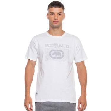 Imagem de Camiseta Ecko Masculina Rock Branco Off J637A-Masculino
