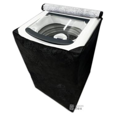 Imagem de CAPA PARA MÁQUINA DE LAVAR PANASONIC 17KG IMPERMEÁVEL FLEX (Preto)