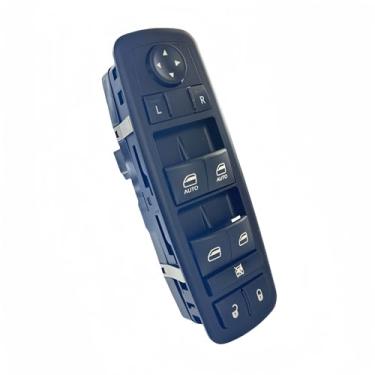 Imagem de Interruptor de controle mestre da janela dianteira esquerda do lado do motorista compatível com Dodge Ram 1500 2500 3500 | 3 + 9 pinos de verificação necessária | OE substitui 4602863AD 4602863AB 4602863AC 901-473