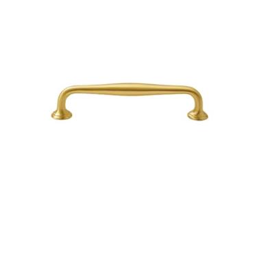 Imagem de Puxador de móveis de latão puxa guarda-roupa armário de vinho caixa de sapatos gaveta botão de armário de cozinha, 6,128 mm